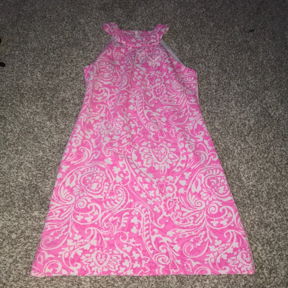 Pink and White Vince Camuto Dress